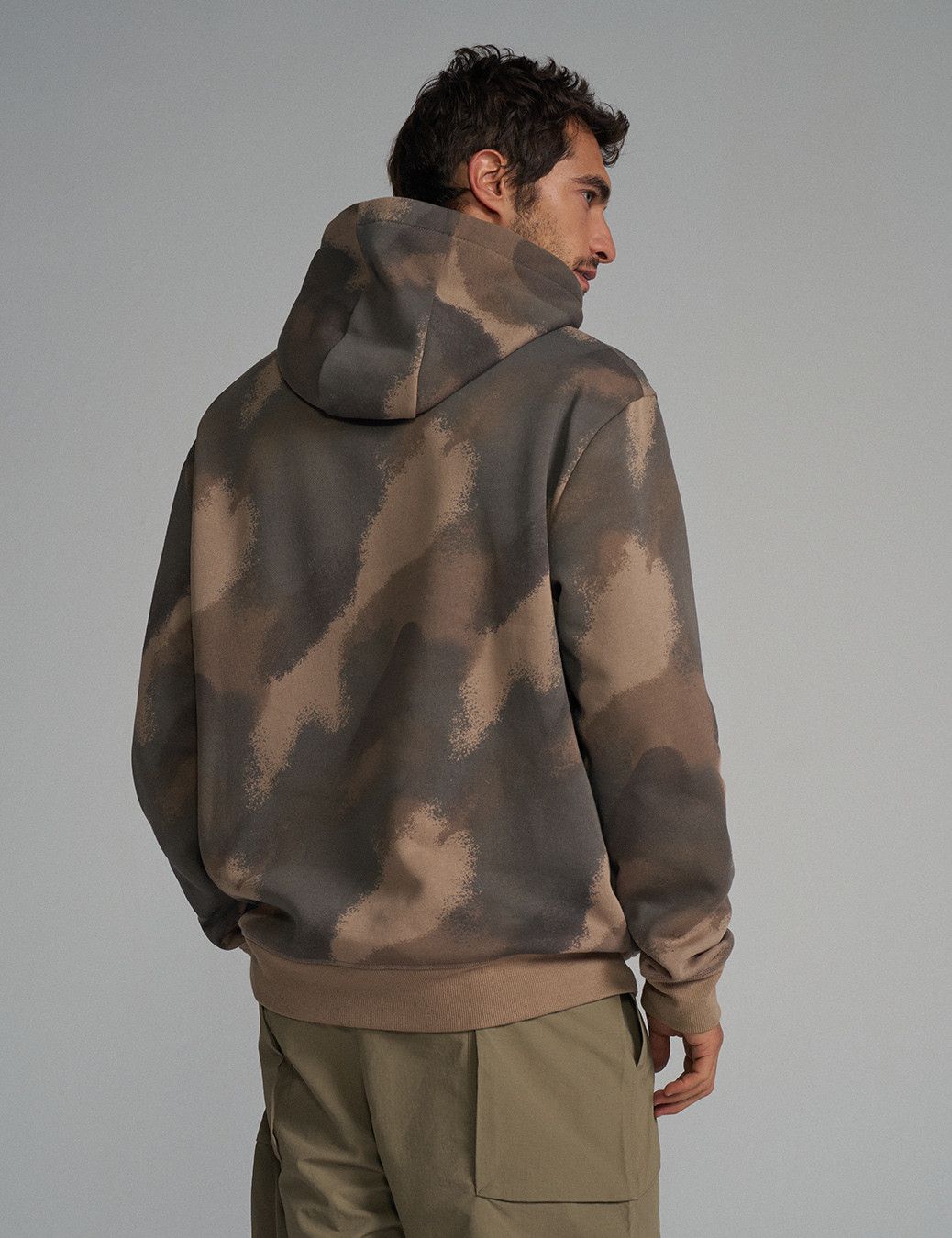 Kangaroo hoodie with a printed pattern from DEXT DAKAR - Dakar