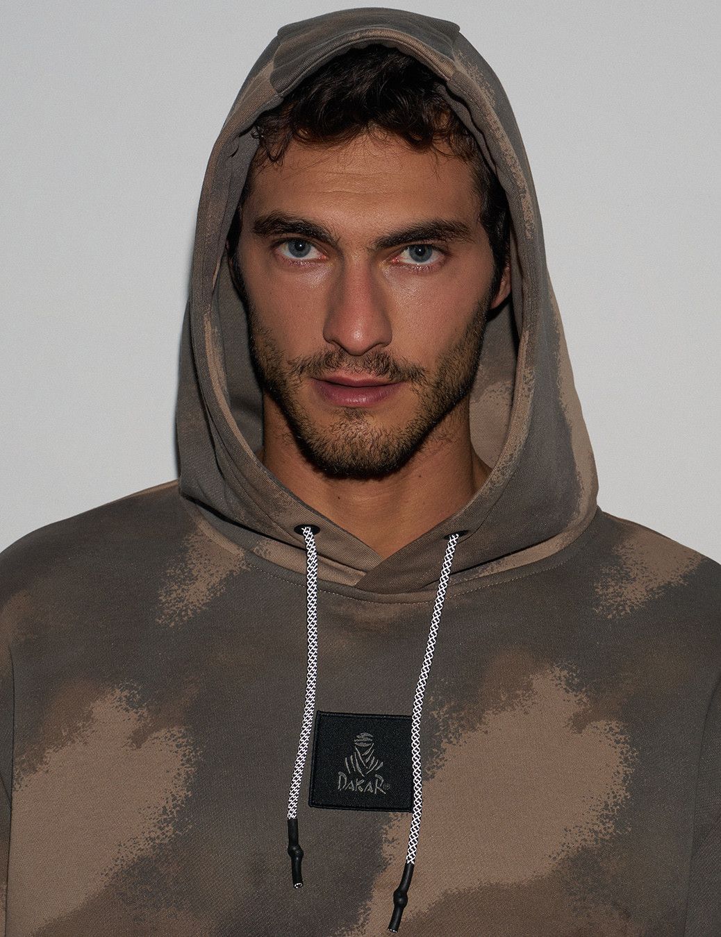 Kangaroo hoodie with a printed pattern from DEXT DAKAR - Dakar