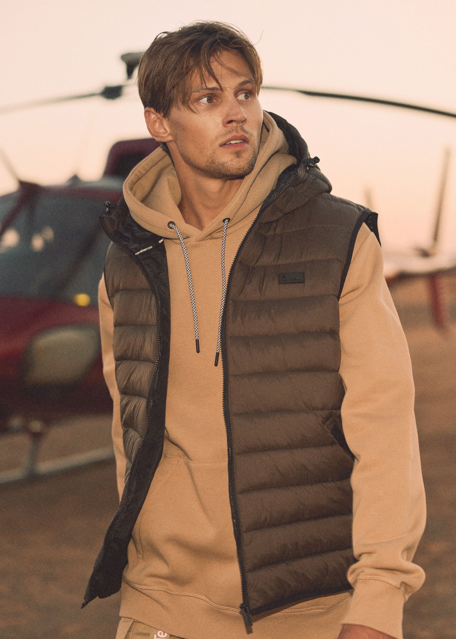 Quilted men's vest from the DAKAR line - Dakar